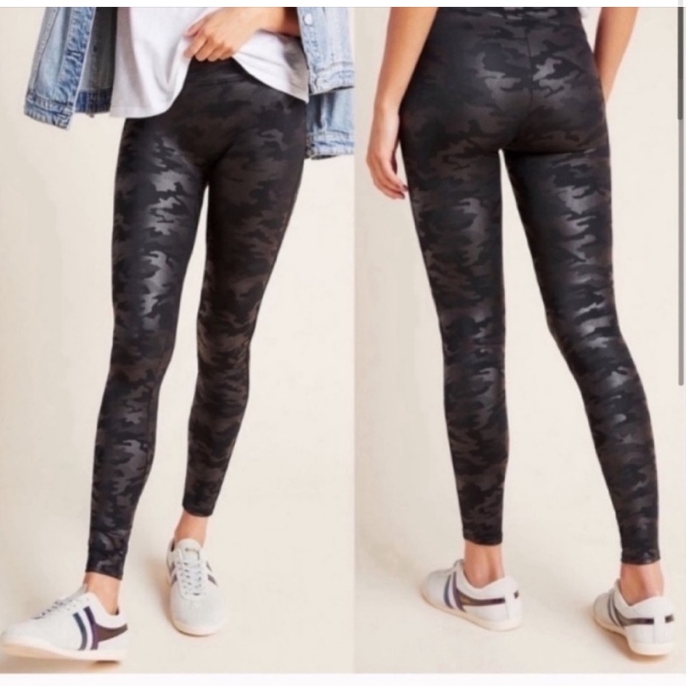 SPANX Faux Leather Camo